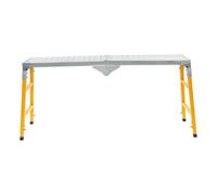 Plateforme de travail portable, plate-forme de travail réglable, avec pieds pliants, structure en aluminium, table de soudage, mobile, capacité de charge 300 kg, pour atelier, garage, bureau