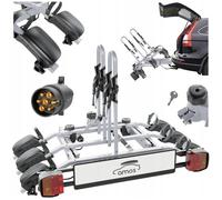 Plateforme de vélo sur attelage - AMOS - Tytan 3 - Pour 3 vélos - Capacité 75 kg - 96x75x72 cm - Pliable