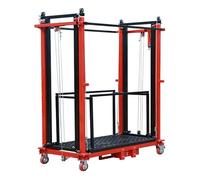 Plateforme d'échafaudage électrique - Plateforme élévatrice mobile télécommandée pour l'entretien, la peinture et le changement de lumières