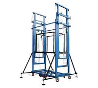 Plateforme d'échafaudage électrique pliable pour un levage et une | Échafaudage électrique pour câble métallique - Idéal pour la construction, l'éclairage, la peinture et l'entretien du toit