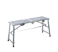 Plateforme d'échafaudage portable Échelles pliantes en fer, épaississement, échafaudage pliant multifonctionnel, portable, télescopique, intérieur, antidérapant, outils de construction(140X40CM pairs)