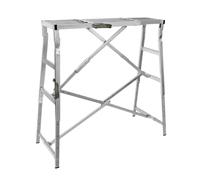 Plateforme d'échafaudage réglable et rétractable - Tabouret pliable en fer avec 6 niveaux de hauteur - Capacité de charge de 500 kg - Idéal pour les travaux de plaques de plâtre et les projets de