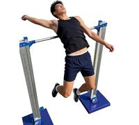 Plateforme d'entraînement portable pour compétition d'athlétisme et d'événements de saut en hauteur réglable avec roues