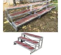 Plateforme d'escalier portable pour chant, salle de classe et église, podium photo de groupe, 128 x 90 x 60 cm - Idéal pour les spectacles et les événements