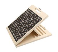 Plateforme d'étirement pliable en bois pour le rangement compact et l'amélioration de la flexibilité - civière ergonomique réglable