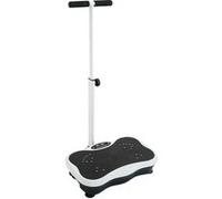 Plateforme d'exercice par vibration, rampe réglable, entraînement multifonctionnel, noir