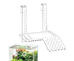 Plateforme d'exposition pour Tortue Plateau Flottant en Acrylique | Terrasse de repos et exposition au destinée aux tortues Élément décoratif dortoir, bureau, appartement, sa