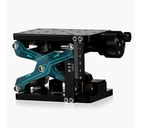 Plateforme élévatrice à axe Z, table élévatrice manuelle de laboratoire, élévateur linéaire de haute précision avec règle graduée, construction en alliage d'aluminium, course de 60 mm, capacité de c