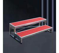 Plateforme élévatrice pour chorale, plateforme à 3 niveaux avec pieds en acier galvanisé pour chœur et salle de esign robuste et fiable