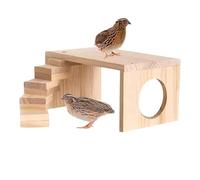 Plateforme En Bois Pour Hamster - Plus De Zones D'activité, Cachettes Pour Hamster Avec Pont À Échelle | Jouet D'exercice D'escalade Pour Petits Animaux, Sans Danger Pour La Mastication, Pour Souris N