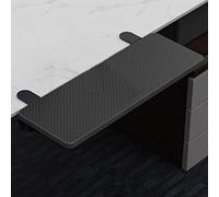 Plateforme ergonomique pliable pour clavier avec plateau de support de bras - Design compact à 90° - Pince de bureau - Soulagement de la pression de la main pour une saisie confortable