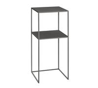 Blomus Plateforme Fera gris acier LxlxH 35x35x80cm