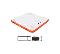 Plateforme Flottante Gonflable Avec Sac De Portable Et Echelle Amovible 2,13x2,13m