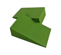 Plateforme inclinée pour squats 2 pièces planche inclinée civière de mollet professionnel EVA entraînement pied Squat Wedge antidérapant for exercice Yoga jambes gymnastique à domicile