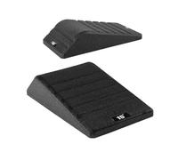 Plateforme inclinée pour squats Bloc de cale Squat for planche rampe inclinée professionnelle antidérapante, équipement Yoga for élever les mollets, civière mollet noire, 2 pièces