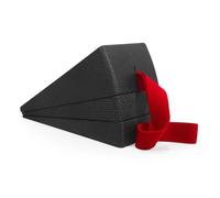 Plateforme inclinée pour squats Bloc de levage mollet multifonctionnel, 3 pièces, bloc d'étirement des pieds et mollets, inclinaison réglable for l'entraînement Yoga Fitness(Black red)