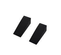 Plateforme inclinée pour squats Planche inclinée en mousse, cale de yoga, brique bois, équipement fitness, accessoires sport et, outil d'assistance au(Black S 2pcs)