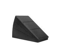 Plateforme inclinée pour squats Planche inclinée en mousse for civière de jambes, 3 pièces, bloc d'élévation des mollets, équipement Yoga, installation facile(Black)