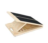 Plateforme inclinée pour squats Planche inclinée réglable, équipement d'étirement des mollets, Surface antidérapante, sport, rangement pliable en bois, coin Squat, étirement