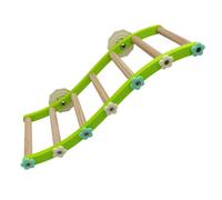 Plateforme Interactive d ' entraînement des Oiseaux avec Perles colorées à Hauteur réglable, Aire de Jeux multifonctionnelle pour perroquets, Cage Suspendue colorée, échelles d '
