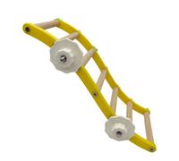 Plateforme Interactive d ' entraînement des Oiseaux avec Perles colorées à Hauteur réglable, Aire de Jeux multifonctionnelle pour perroquets, Cage Suspendue colorée, échelles d '