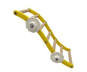 Plateforme Interactive d ' entraînement des Oiseaux avec Perles colorées à Hauteur réglable, Aire de Jeux multifonctionnelle pour perroquets, Cage Suspendue colorée, échelles d '