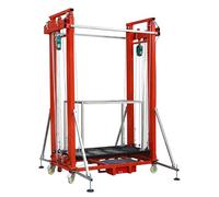 Plateforme mobile d'échafaudage - Élévateur électrique entièrement automatique pour l'intérieur et l'extérieur, hauteur 3 m, design pliable pour un rangement facile