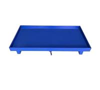 Plateforme Modulaire De Rétention Des Déversements Avec Orifice De Vidange - Solution De Stockage De Fûts D'Huile Industriels Pour La Prévention Des Fuites, 125 X 65 Cm - Robuste, Durable Et Écologiq
