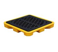 Plateforme modulaire de retenue des déversements, Plate-forme modulaire de confinement des marées noires avec grilles for le stockage tambours et l'utilisation industrielle(D-680 * 680 * 100mm)