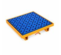 Plateforme modulaire de stockage de fûts industriels - Palette anti-fuite pour le confinement des déversements et la sécurité des entrepôts et des solutions de stockage de produits chimiques