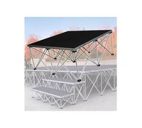 Plateforme modulaire portable - Design robuste et connectable pour un assemblage facile lors d'événements, de mariages et de spectacles en plein air