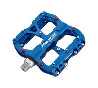 Plateforme Plate En Aluminium Pour Vélo MTB Ebike FR DH Dirt Pédale Bleue
