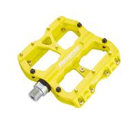 Plateforme Plate En Aluminium Pour Vélo MTB Ebike FR DH Dirt Pédale Jaune