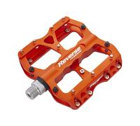 Plateforme Plate En Aluminium Pour Vélo MTB Ebike FR DH Dirt Pédale Orange