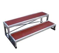 Plateforme Pour Chœur, Marche Escalier Pour Chœur De Niveau 1/2/3, Pupitre De Conférence Pour Musique Chorale 20Cm De Haut, Siège De Tabouret Pour Pupitre De Parole, Pupitre Pour Photo De Groupe 2Tier