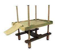 Plateforme pour petit animal de compagnie pour tortue - Support pour jouer à l'escalade - Pour se prélasser - Petite île flottante