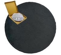 Plateforme pour reptile - 15,2 cm - Assiette en ardoise pour tortue - Gamelle pour tortue - Pour bain de tortue - Terrasse - Pour dragon barbu, caméléon, gecko, serpent, lézard, grenouille, triton