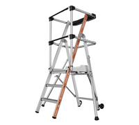 Plateforme Raptor 3 marches garde corps sangles Tubesca