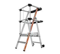 Plateforme RAPTOR 5 marches garde-corps lisses TUBESCA-COMABI 02274155