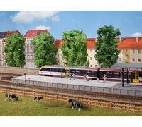 Plateforme Sans Toit. 336Mm De Long. HO Échelle Auhagen 41634