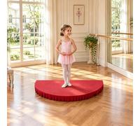 Plateforme Scénique pour Enfants avec Plinthe Scène Portable Semi | Plateforme de Scène Portable pour Événements Scolaires et Fêtes a Domicile, Capacité de Charge de 250 kg(Red,100x50x15cm)