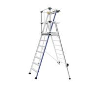 Plateforme Sherpamatic 3 marches - garde-corps lisses - TUBESCA COMABI - 02272903 Noir G