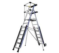 Plateforme SHERPASCOPIC 3 à 4 marches - garde-corps lisses - TUBESCA COMABI - 02272950