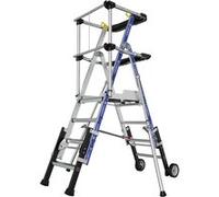 Plateforme SHERPASCOPIC 3 à 4 marches - garde-corps lisses - TUBESCA-COMABI - 02272950