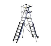 Plateforme SHERPASCOPIC 8 à 11 marches - garde-corps lisses - TUBESCA COMABI - 02272953