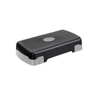 Plateforme Step RéGlable Aérobic Fitness pédales exercice Stepper réglable étape aérobie équipement de Step AéRobic Ajustable(GRAY)