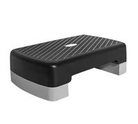 Plateforme Step RéGlable Banc pas à aérobique en plastique, équipement d'exercice réglable, d'entraînement for la maison, le bureau et salle de sport Step AéRobic Ajustable(Dark gray)