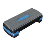 Plateforme Step RéGlable Plate-forme de marche aérobique ABS réglable, planche d'exercices d'entraînement physique à domicile Step AéRobic Ajustable(Blue)