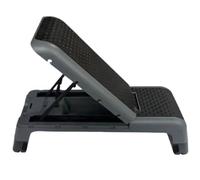 Plateforme Step RéGlable Plateforme d'exercice aérobique réglable, confortable, élégante, absorbant les chocs et silencieuse, adaptée aux hommes femmes Step AéRobic Ajustable(Black)