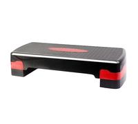 Plateforme Step RéGlable Stepper d'exercice aérobique réglable, 26,7 pouces, plate-forme d'entraînement for les jambes, hanches et la taille Step AéRobic Ajustable(Black Red 68cm)